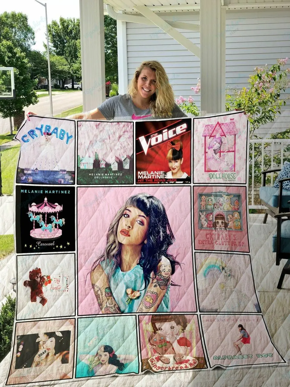Melanie Martinez Quilt Blanket and Home Decor