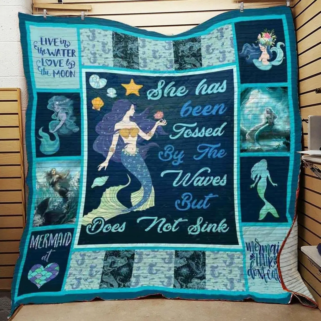 Mermaid Cl30100064Mdq Quilt Blanket and Home Decor