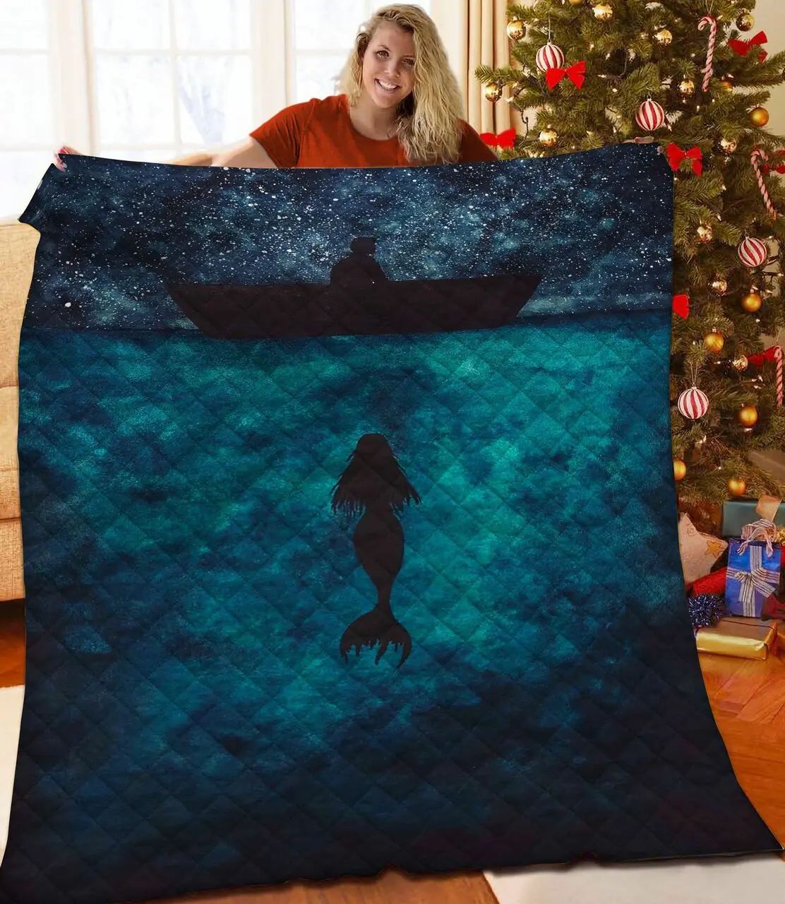 Mermaid Quilt Bff and Home Decor