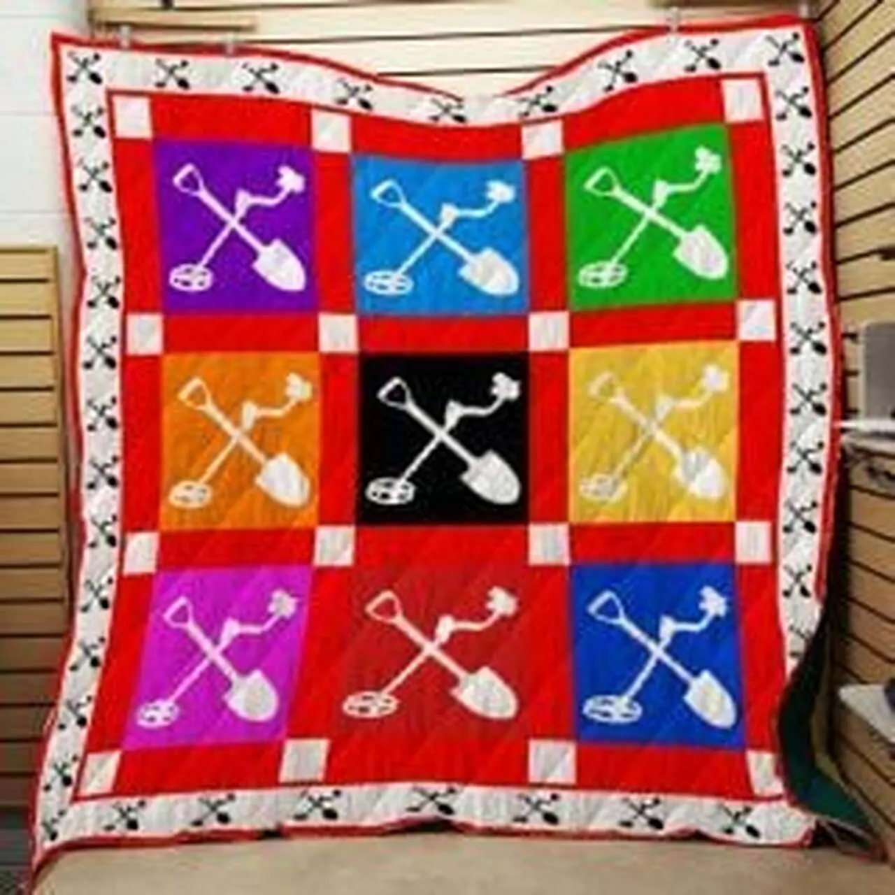 Metal Detecting Quilt Blanket Lukm4X Dhc0301769Dd and Home Decor
