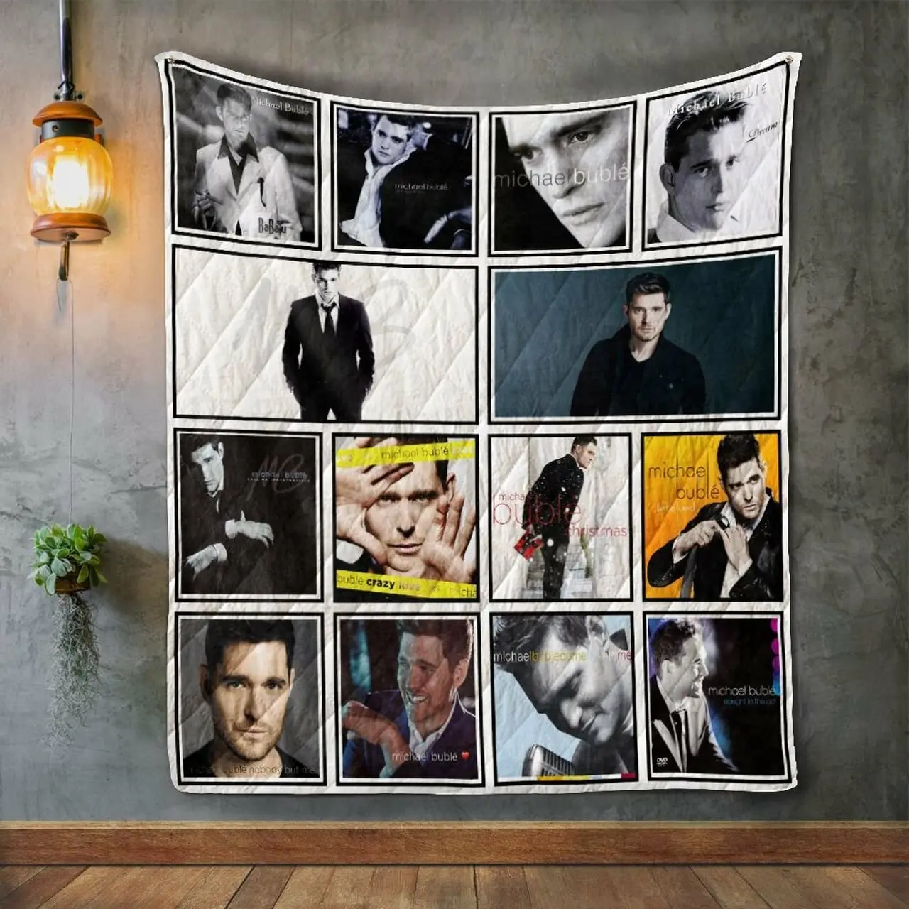 Michael Buble Album Covers Quilt Blanket and Home Decor