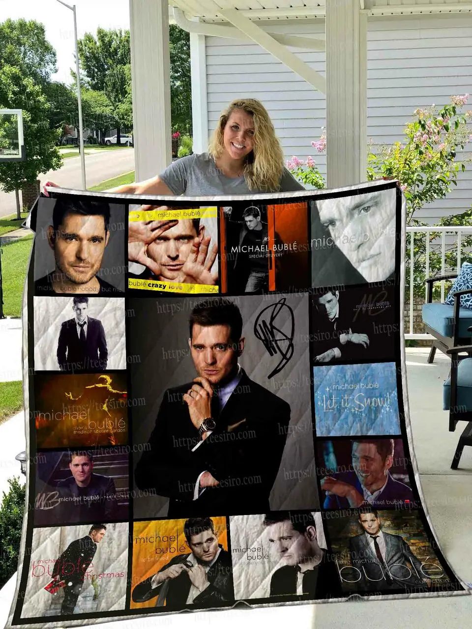 Michael Buble Quilt Blanket 01 and Home Decor