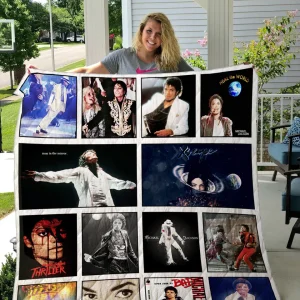 Michael Jackson Album Quilt Blanket 02 and Home Decor