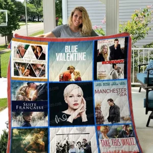 Michelle Williams Quilt Blanket 01 and Home Decor