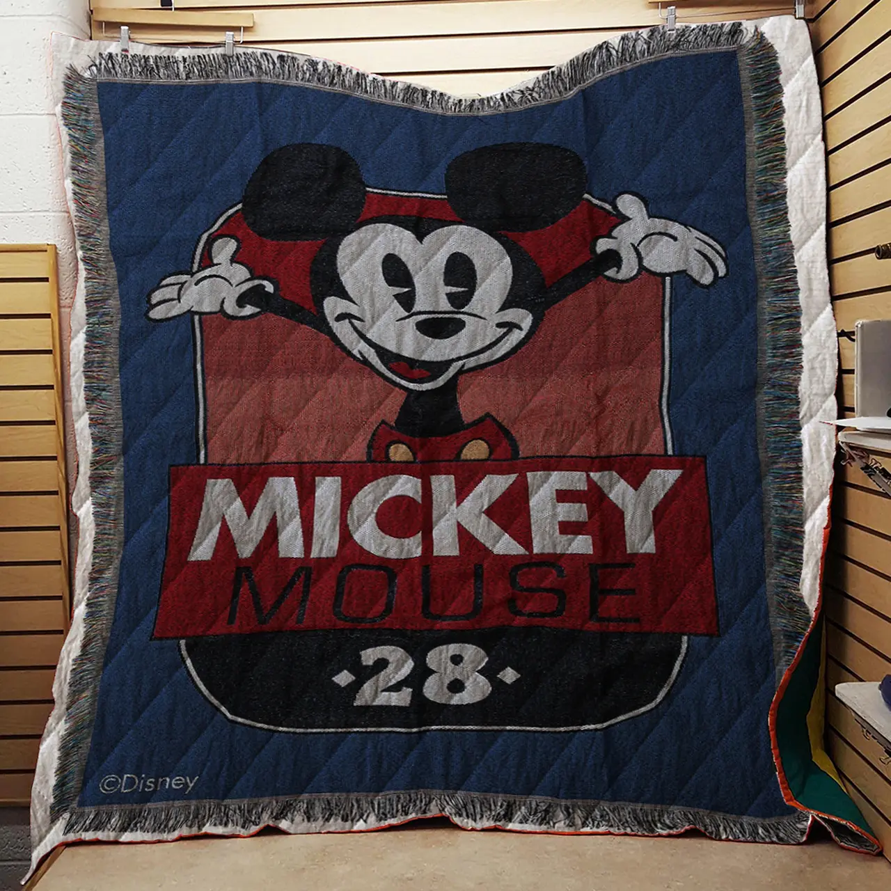 Mickey Mouse Classic Tapestry Throw Quilt and Home Decor