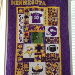 Minnesofta Vikings Quilt Blanket Lv01 Quilt and Home Decor