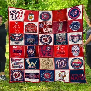 Mlb Washington Nationals Quilt Blanket and Home Decor
