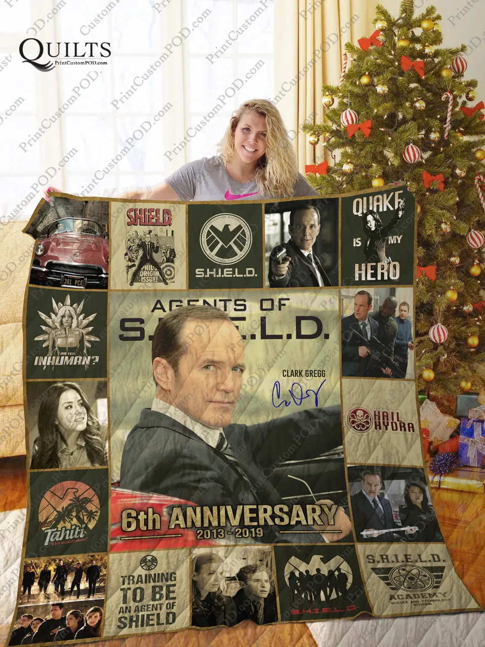Mofi – Agents Of Shield Quilt Blanket Ver 17-2 and Home Decor