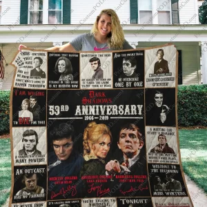 Mofi Dark Shadows 1966 – 53Rd Anniversary Quilt Blanket and Home Decor
