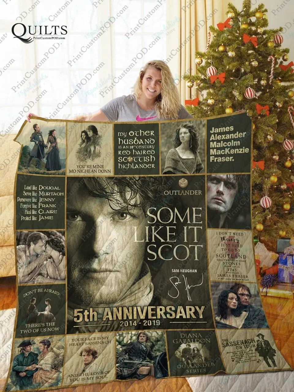 Mofi Outlander Quilt Blanket Ver 17 4 and Home Decor