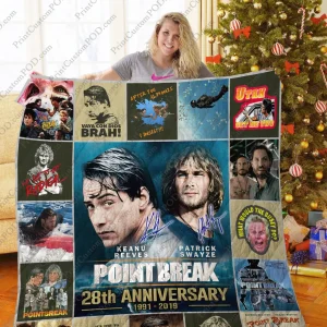 Mofi -Point Break Quilt Blanket Ver 1 and Home Decor