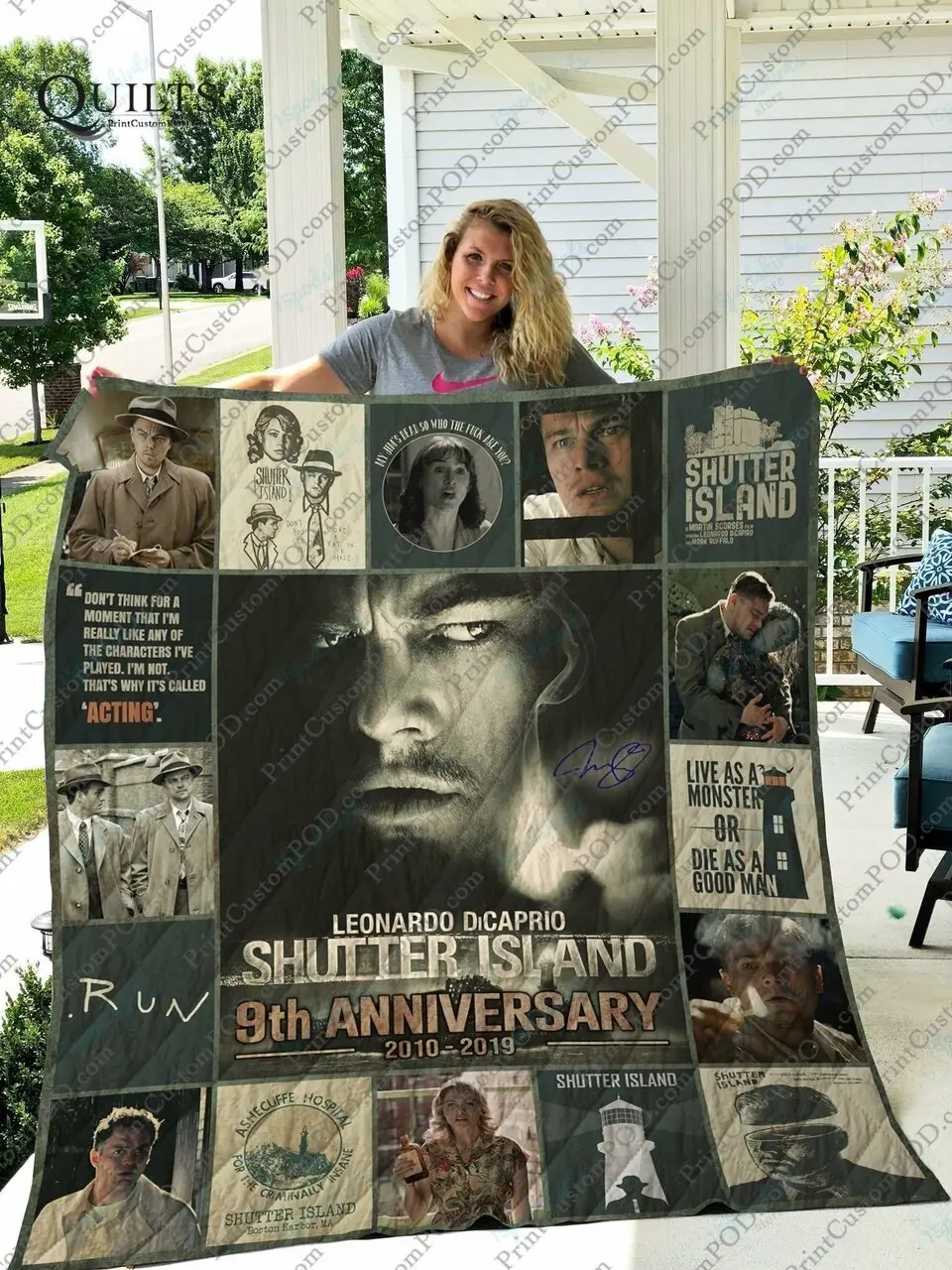 Mofi Shutter Island Quilt Blanket and Home Decor