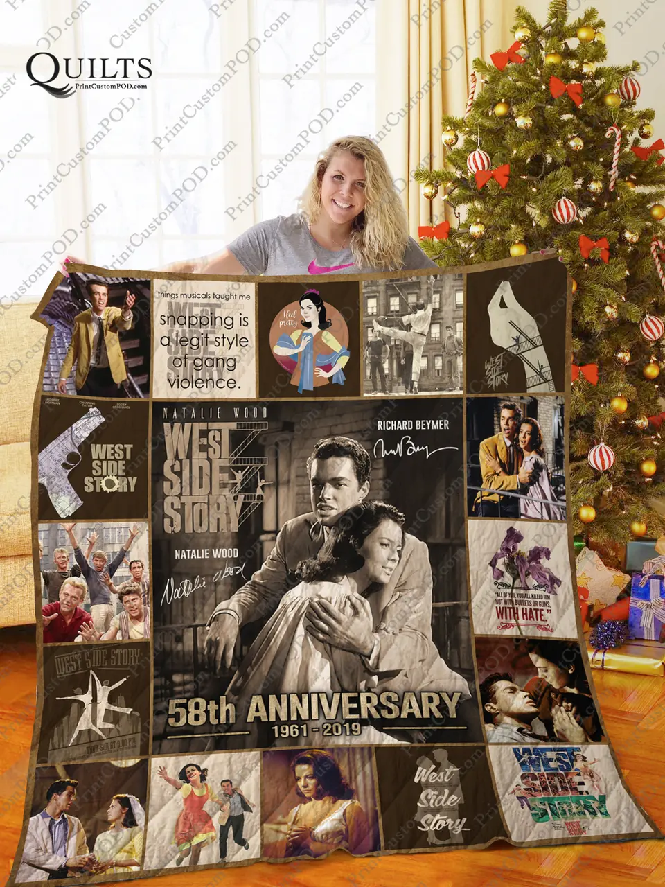Mofi – West Side Story Quilt Blanket Ver 2 and Home Decor