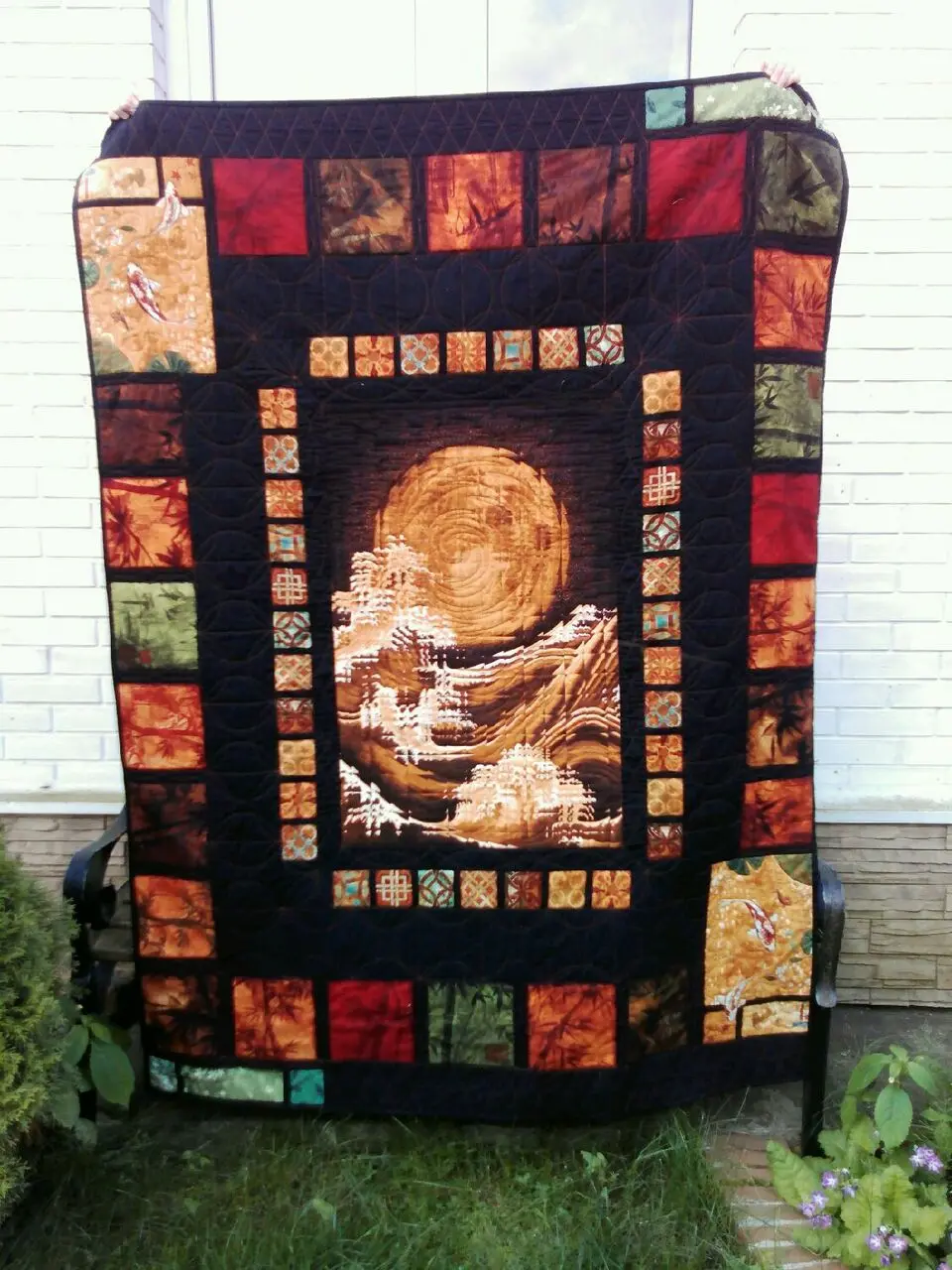 Moon Quilt Blanket Dhc04012038Td and Home Decor