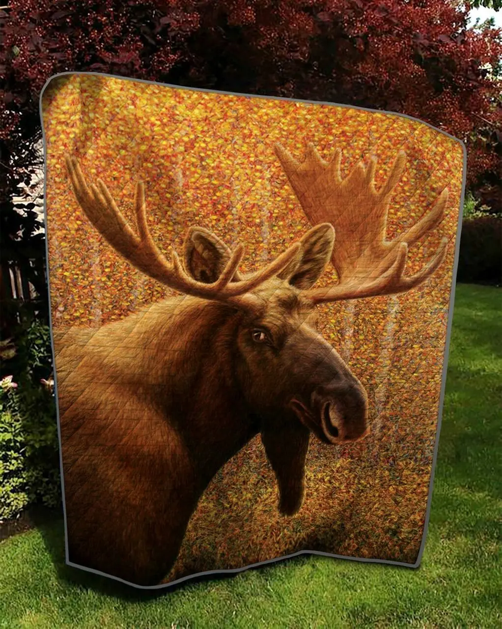 Moose 3D Customized Quilt Mermaid TUH108300 PLEN2407 and Home Decor