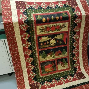 Moose Christmas Clm1611552 Quilt Blanket and Home Decor