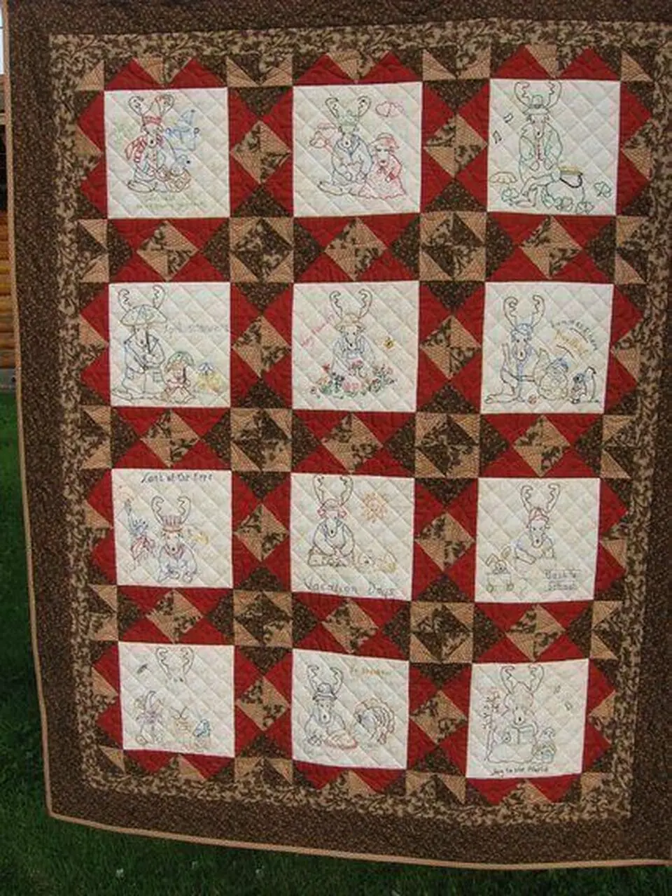 Moose Hur Quilt Bevreh and Home Decor