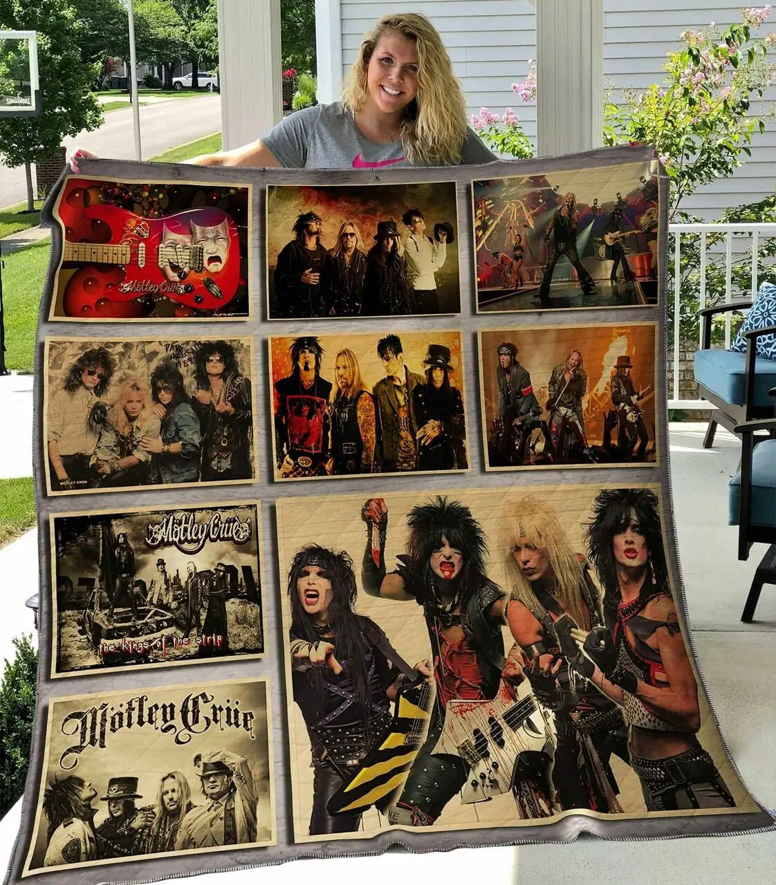 Motley Crue Blanket Th0107 Quilt and Home Decor