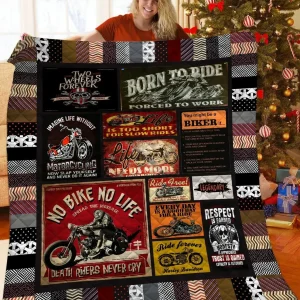 Motorcycle JFJ10147 3D Customized Quilt 2707 and Home Decor