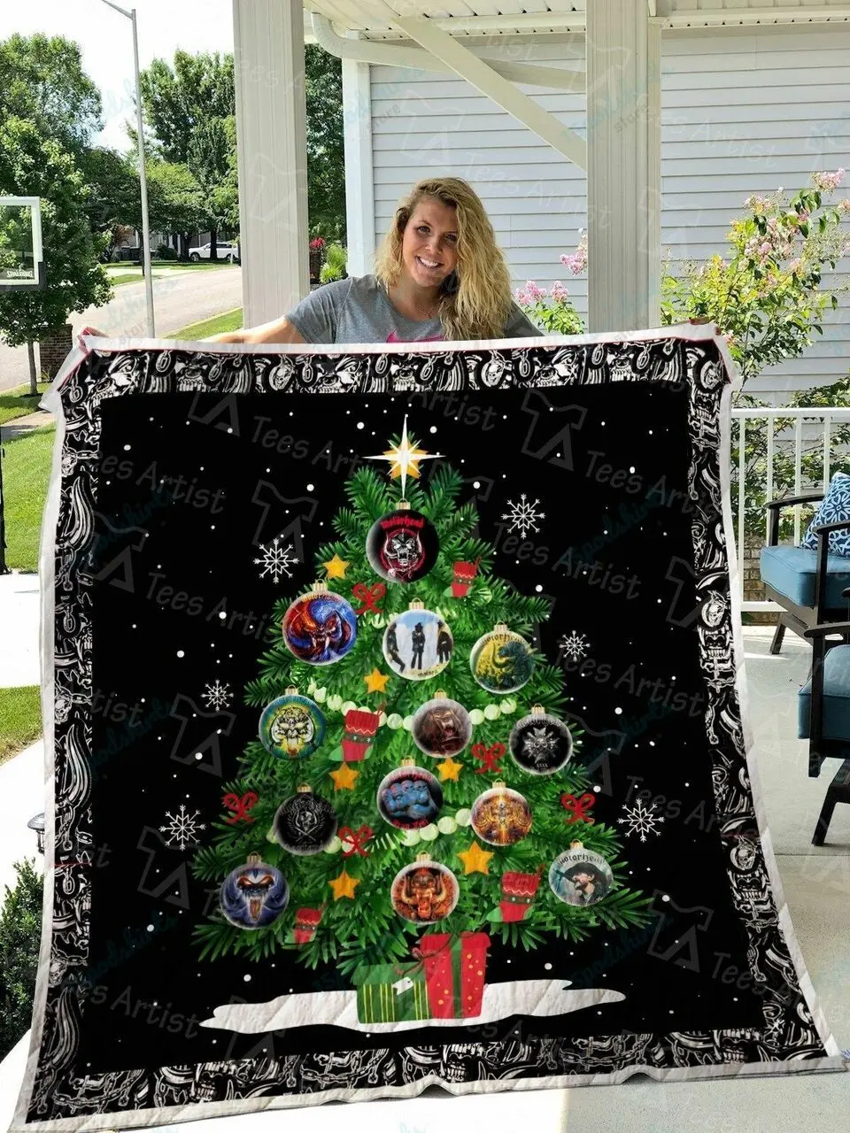 Motorhead Quilt Blanket 01466 and Home Decor