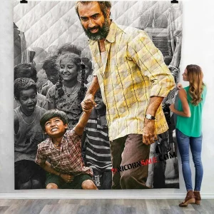 Movie Halla Bol D 3D Customized Personalized Quilt Blanket and Home Decor