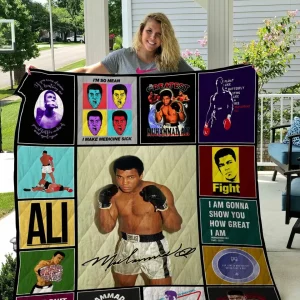 Muhammad Ali Quilt Blanket Bs1112 and Home Decor