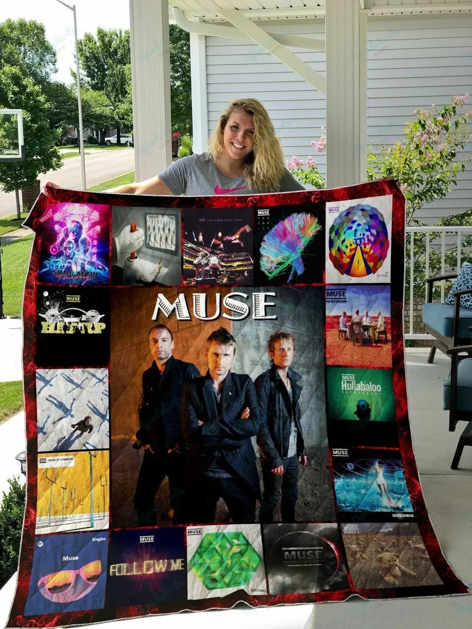Muse Style 2 Album Covers Quilt Blanket and Home Decor