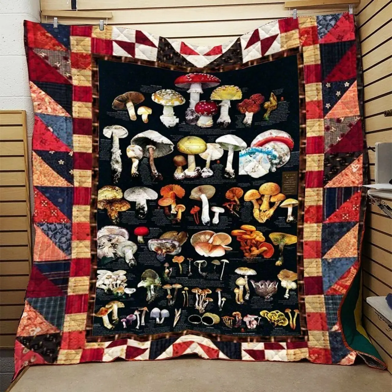 Mushroom Quilt Blanket Dhc0910689Vt and Home Decor