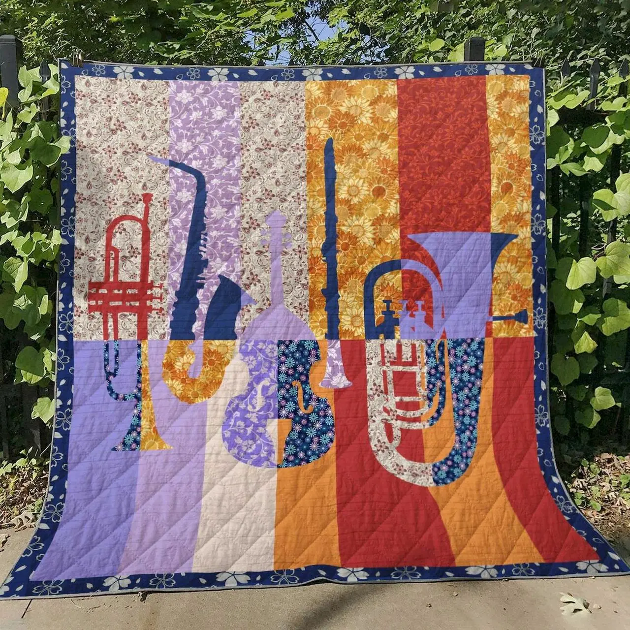 Music Cl16100053Mdq Quilt Blanket and Home Decor