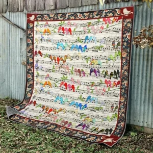 Music Hur Quilt Cysitt and Home Decor