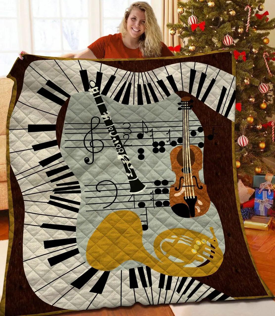 Music Jfj Quilt Koh and Home Decor