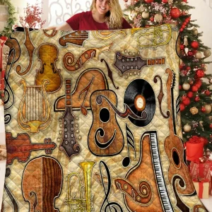 Music JFJ10239 3D Customized Quilt 2707 and Home Decor