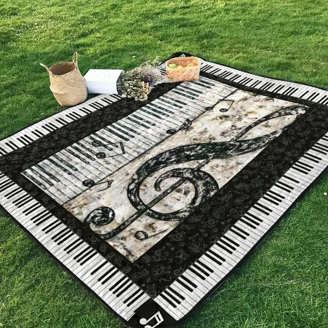 Music Qh190704B Tbg Quilt Blanket and Home Decor
