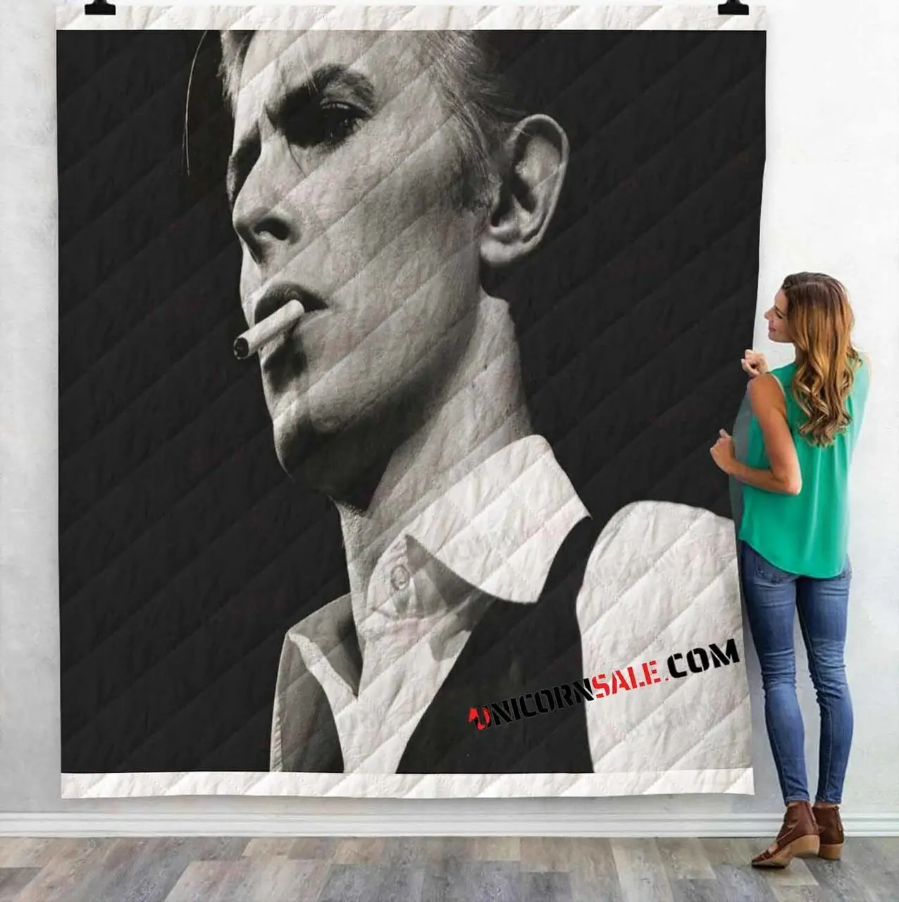 Musical Artists 80S David Bowie1V 3D Customized Personalized Quilt Blanket and Home Decor