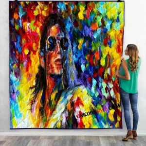 Musical Artists 80S Michael Jackson1N 3D Customized Personalized Quilt Blanket and Home Decor