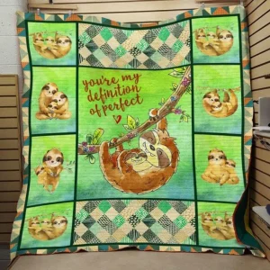 My Everything Sloth Quilt Blanket Quilt and Home Decor