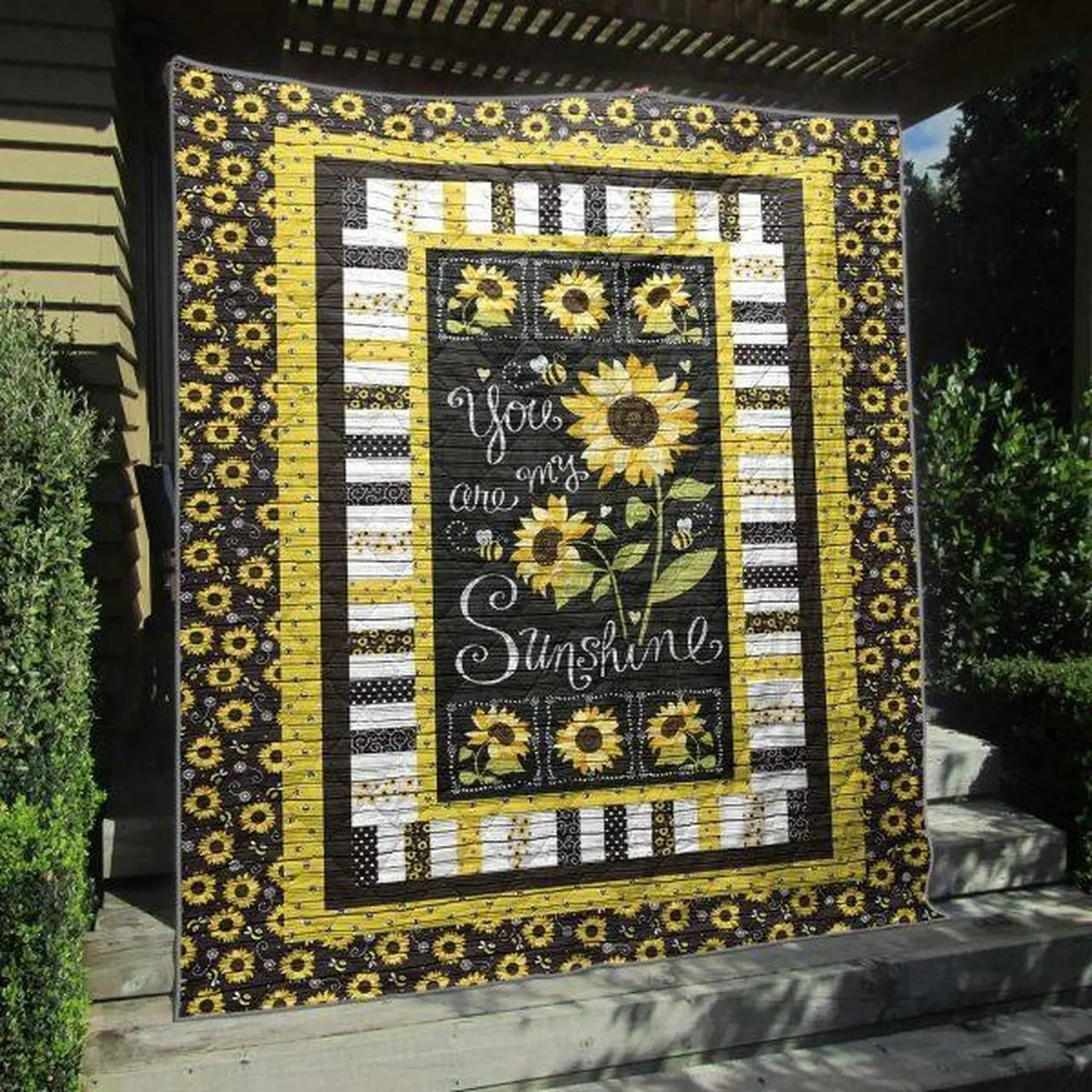 My Sunshine Quilt Blanket Hp47 Quilt and Home Decor