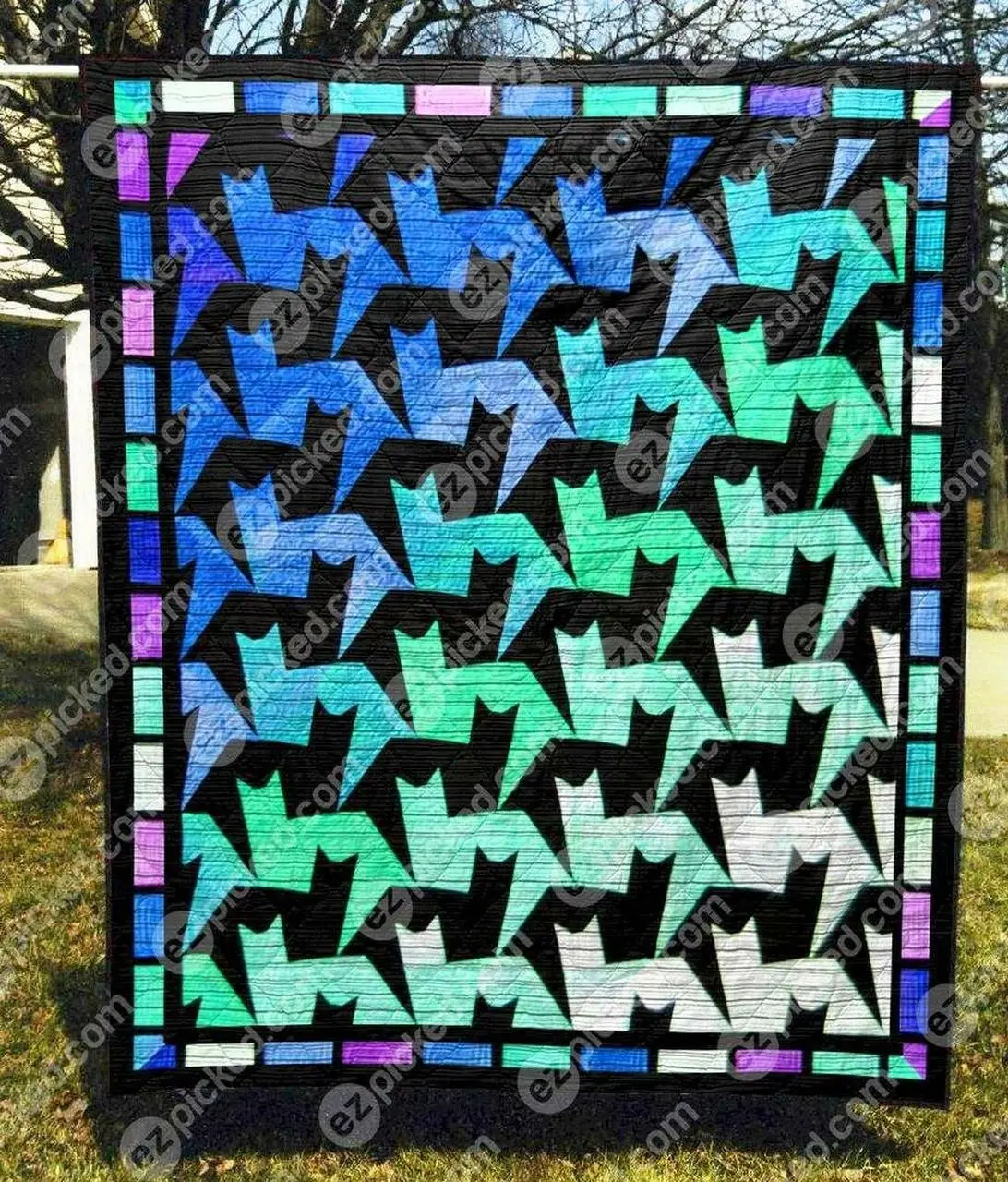 Mystique Cats Pkd210625 Quilt Blanket and Home Decor