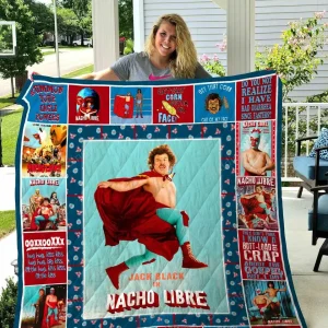 Nacho Libre Quilt Blanket and Home Decor