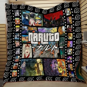 Naruto Anime 3D Personalized Customized Quilt Blanket 1451 and Home Decor