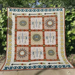 Native American Bl260618 Quilt Blanket and Home Decor