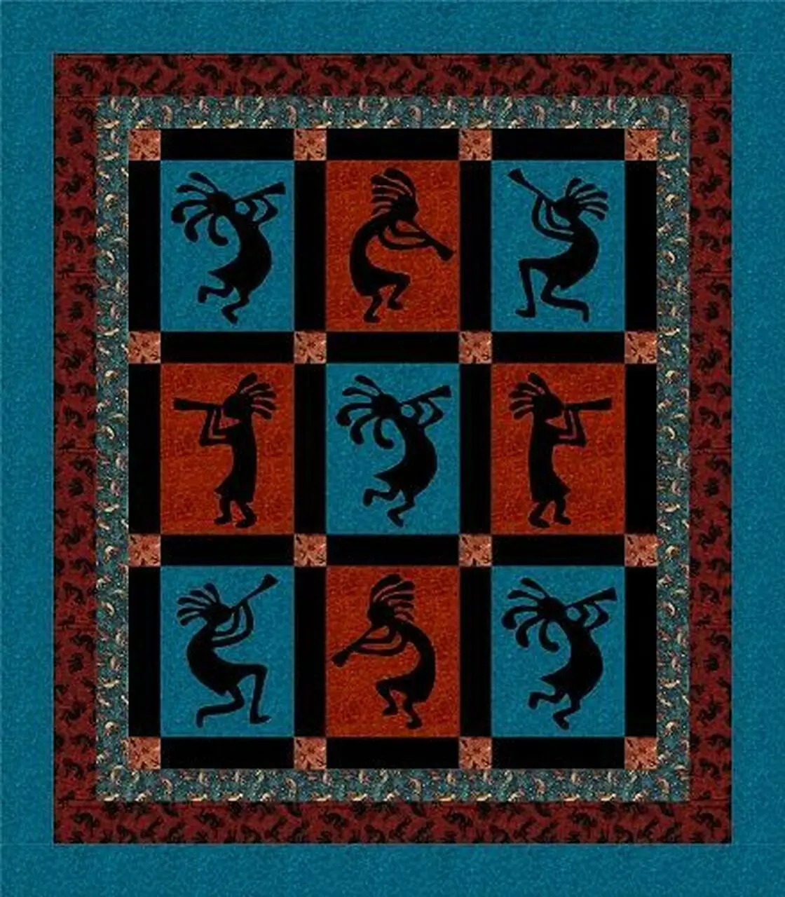 Native American Cl16100671Mdq Quilt Blanket and Home Decor