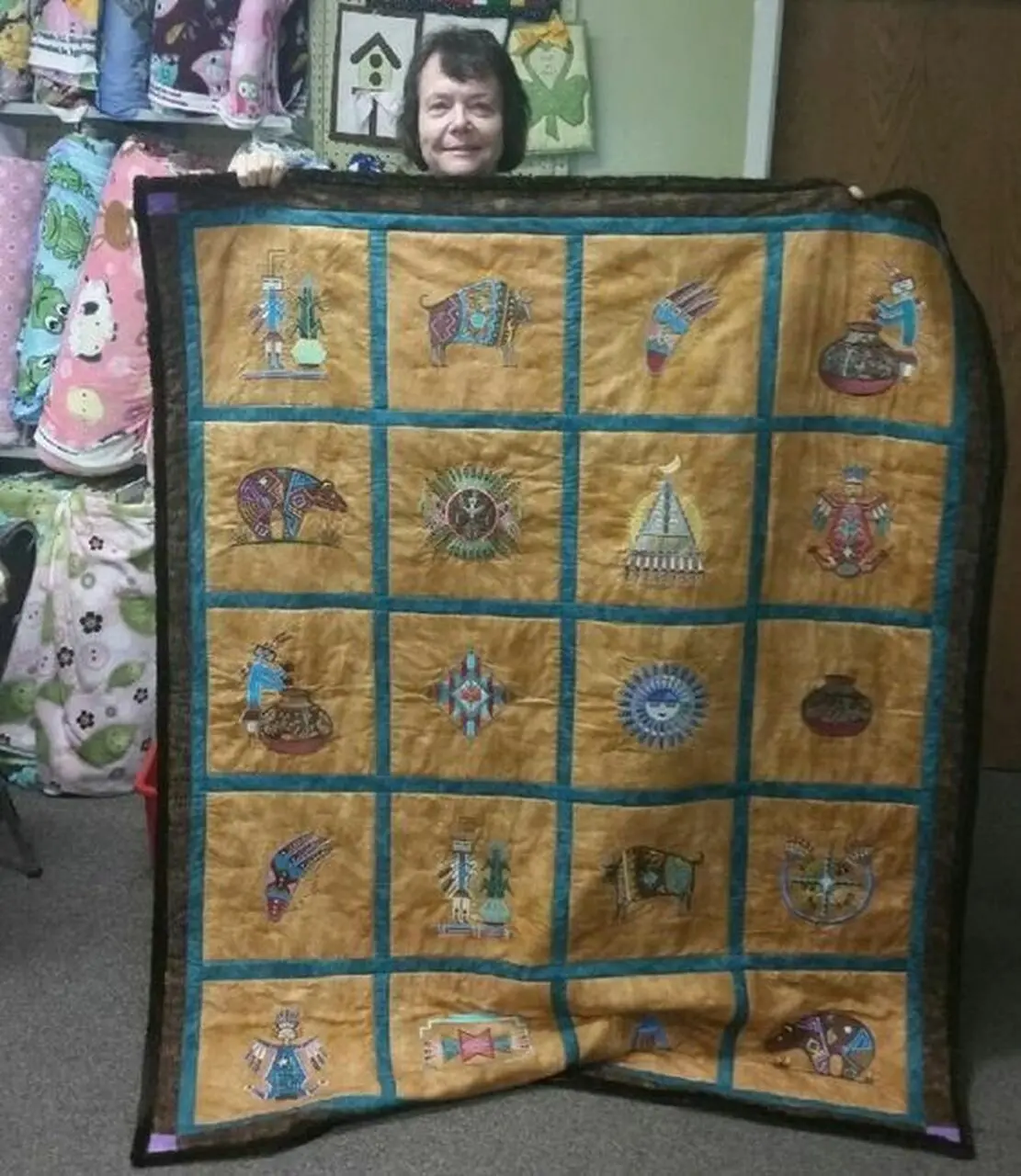 Native American Hur Quilt Cysiaj and Home Decor