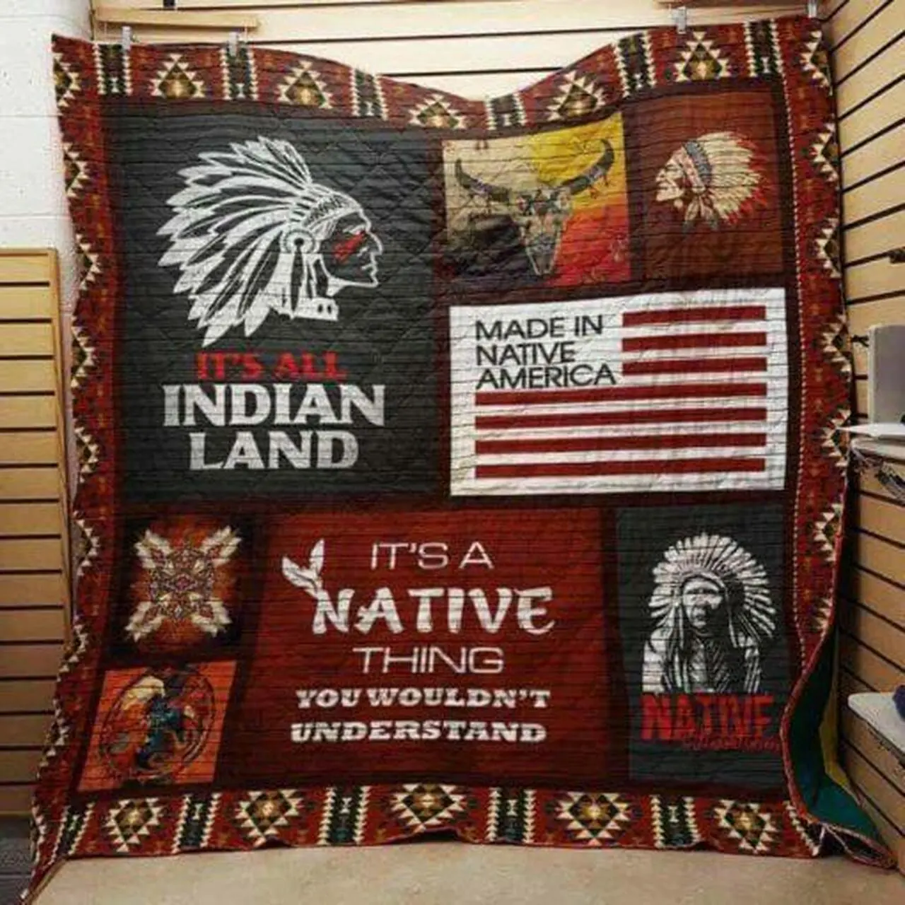Native American Quilt V3 and Home Decor