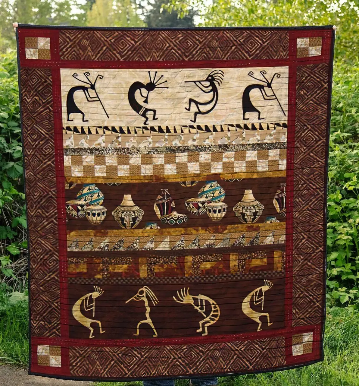 Native American TH2509395CL Quilt Blanket and Home Decor