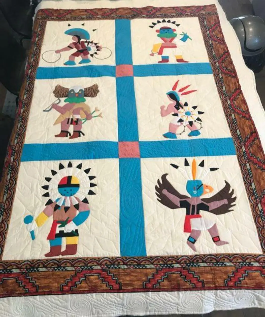 Native Quilt Blanket Bn14 Quilt and Home Decor