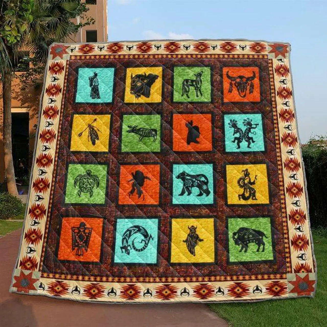 Native Quilt Blanket Yct8 Quilt and Home Decor