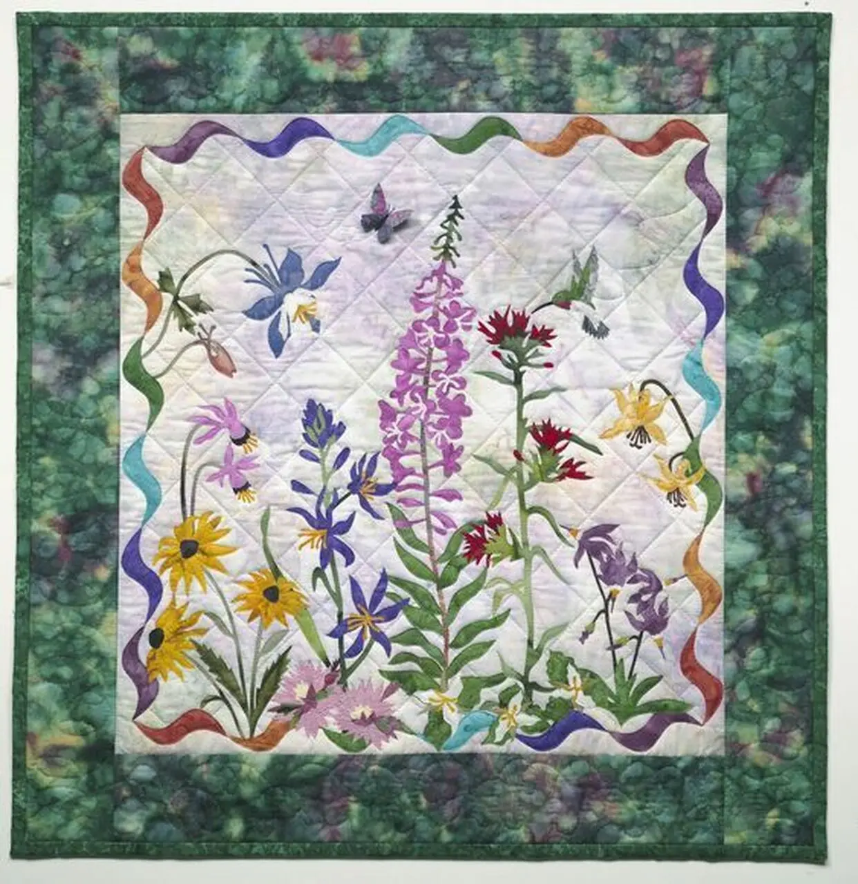 Nature Bouquet Hur Quilt jr and Home Decor