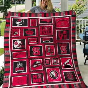 Nc State Wolfpack Quilt Blanket and Home Decor