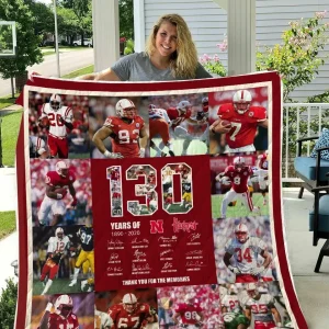 Nebraska Huskers Quilt Blanket and Home Decor